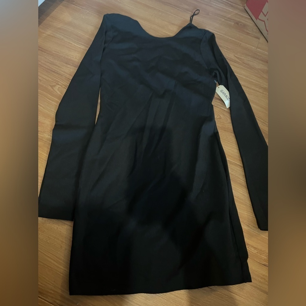 Garage Black Lower Back Dress New With Tags M
